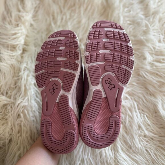 Under Armour HOVR Turbulence 2 Running Shoes Pink Rose Size 10 - Picture 9 of 12